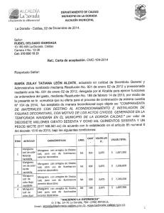 ` tm:«r`ttwÏ Er"`r DEPARTAMENTO DE CALDAS