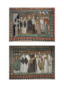 Mosaicos de Justiniano y Teodora