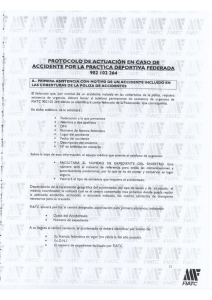 NORMAS DE ASISTENCIA Y CENTROS FIAT SEGURO DEPORTIVO