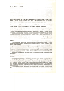 modificaciones ultraestructurales de las células foliculoes