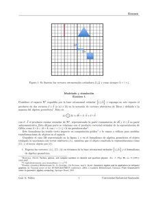 Examen Figura 1: Se ilustran los vectores ortonormales estándares