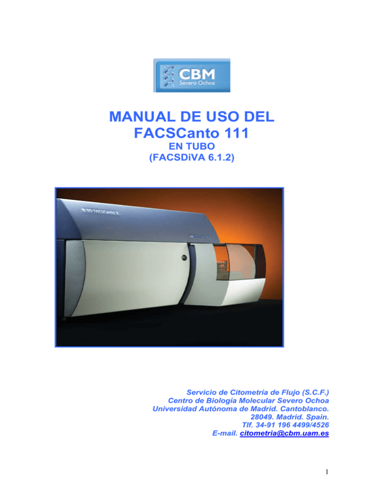 Facscanto Ii User Manual – Bd Facscanto Ii Instructions – ZSJSE