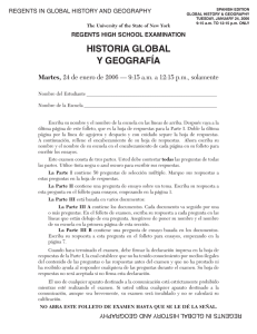HISTORIA GLOBAL Y GEOGRAFÍA Martes