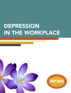 DEPRESSION IN THE WORKPLACE
