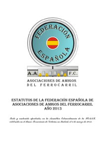 estatutos de la federación española de asociaciones de