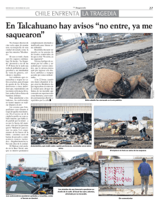 En Talcahuano hay avisos “no entre, ya me saquearon”