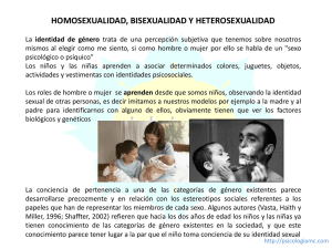 homosexualidad y bisexualidad