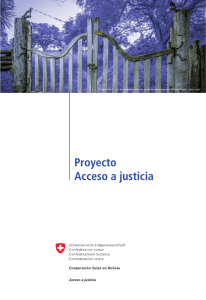 Proyecto Acceso a justicia