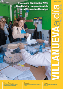 Elecciones Municipales 2015: Resultados y composición de la