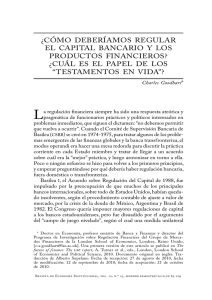 ¿Cómo deberíamos regular el capital bancario y los productos