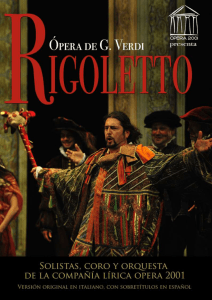 RIGOLETTO De Giuseppe Verdi