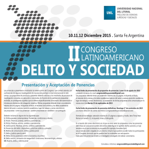 II Congreso Delito y Sociedad - Universidad Nacional del Litoral
