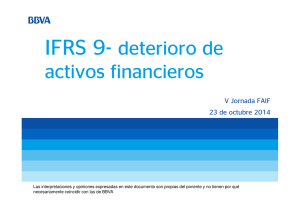 IFRS 9- deterioro de activos financieros