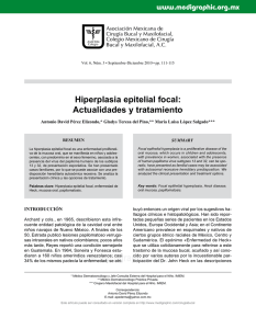 Hiperplasia epitelial focal: Actualidades y tratamiento