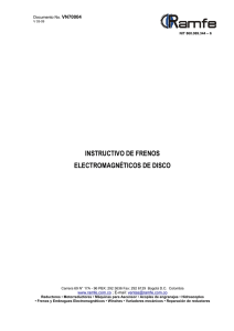 Frenos electromag. disco
