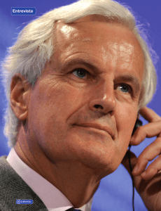 Entrevista a Michel Barnier, Comisario Europeo de Mercado Interior