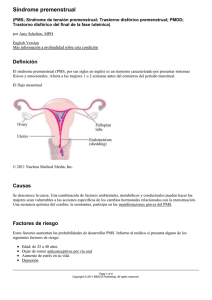 Síndrome premenstrual