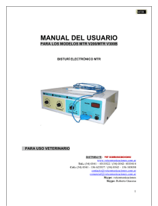 manual del usuario - Vet Comunicaciones