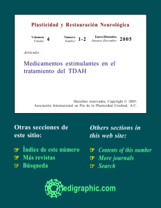 Medicamentos estimulantes en el tratamiento del