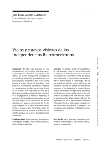 Viejas y nuevas visiones de las independencias iberoamericanas