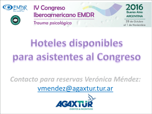 Hotel - Congreso EMDR 2016