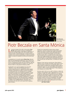 Piotr Beczala en Santa Mónica
