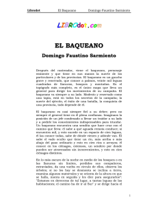 Sarmiento Domingo, Faustino - Baqueano, El