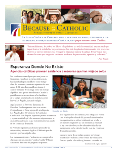 Esperanza Donde No Existe - California Catholic Conference