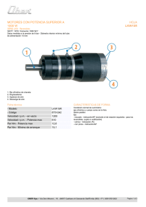 motores con potencia superior a 1000 w hoja lkw15r