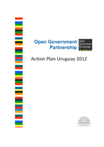 Action Plan Uruguay 2012 - Open Government Partnership