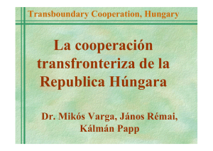 La cooperación transfronteriza de la Republica Húngara