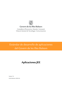 Aplicaciones JEE - Govern de les Illes Balears