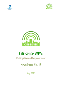 Citi-sense WP5:
