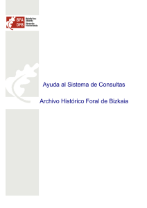 Ayuda al Sistema de Consultas Archivo Histórico Foral de Bizkaia