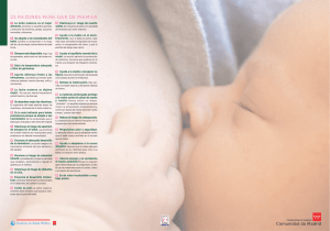 25 razones para dar de mamar - Mi hijo con síndrome de Down