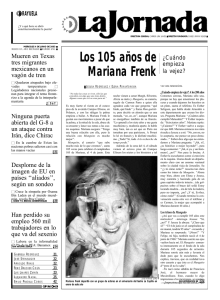 Los 105 años de Mariana Frenk
