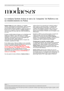 La catalana System Action se une a la `conquista` de Mallorca con