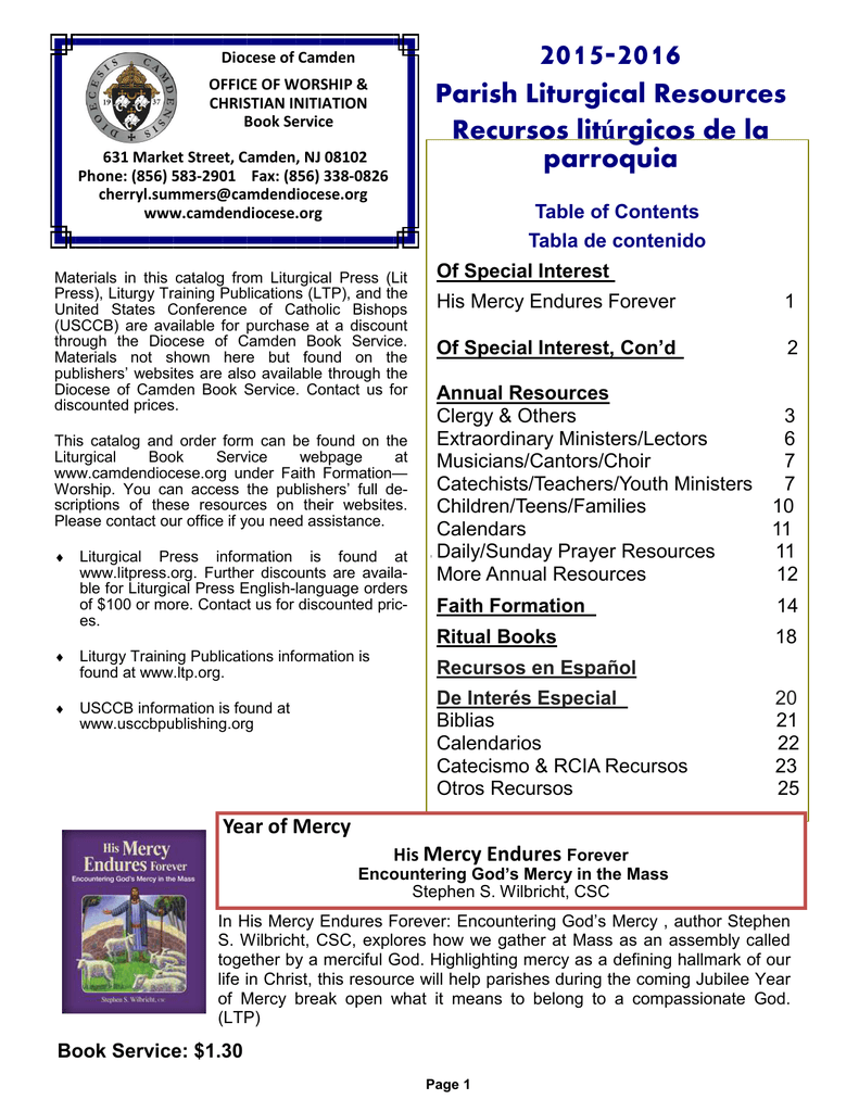 Parish Liturgical Resources - 