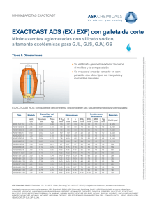 EXACTCAST ADS (EX / EXF) con galleta de corte
