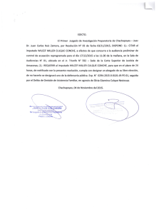 Juez Dr. Juan Carlos Ruiz Zamora, por Resolución W 05