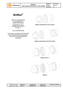 BoWex Instrucciones de servicio y de montaje KTR