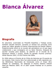Biografía de Blanca Álvarez González