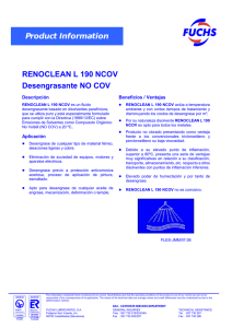 RENOCLEAN L 190 NCOV Desengrasante NO