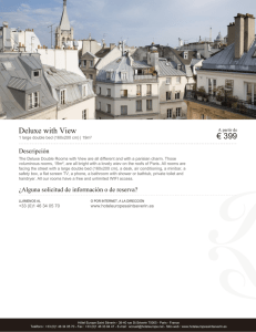 Deluxe with View | Habitaciones | Hôtel Europe Saint