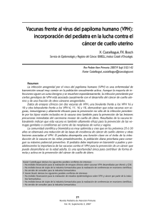 Suplemento VACUNA VPH - Pediatría de Atención Primaria