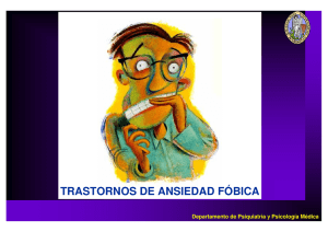 TRASTORNOS DE ANSIEDAD FÓBICA