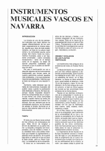 INSTRUMENTOS MUSICALES VASCOS EN NAVARRA