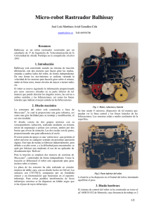 Micro-robot Rastreador Balhissay - Alcabot