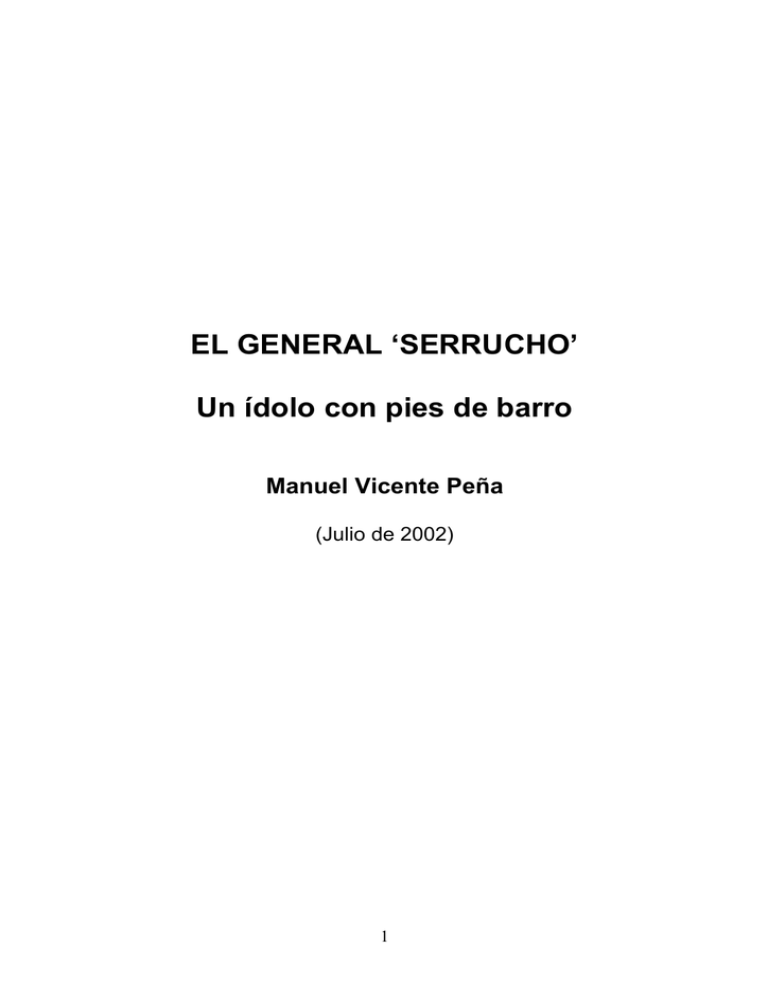 el general `serrucho` - agencia bk detectives