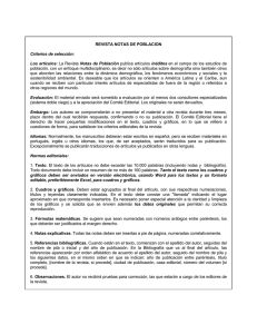Normas editoriales Revista Notas de Población 2013